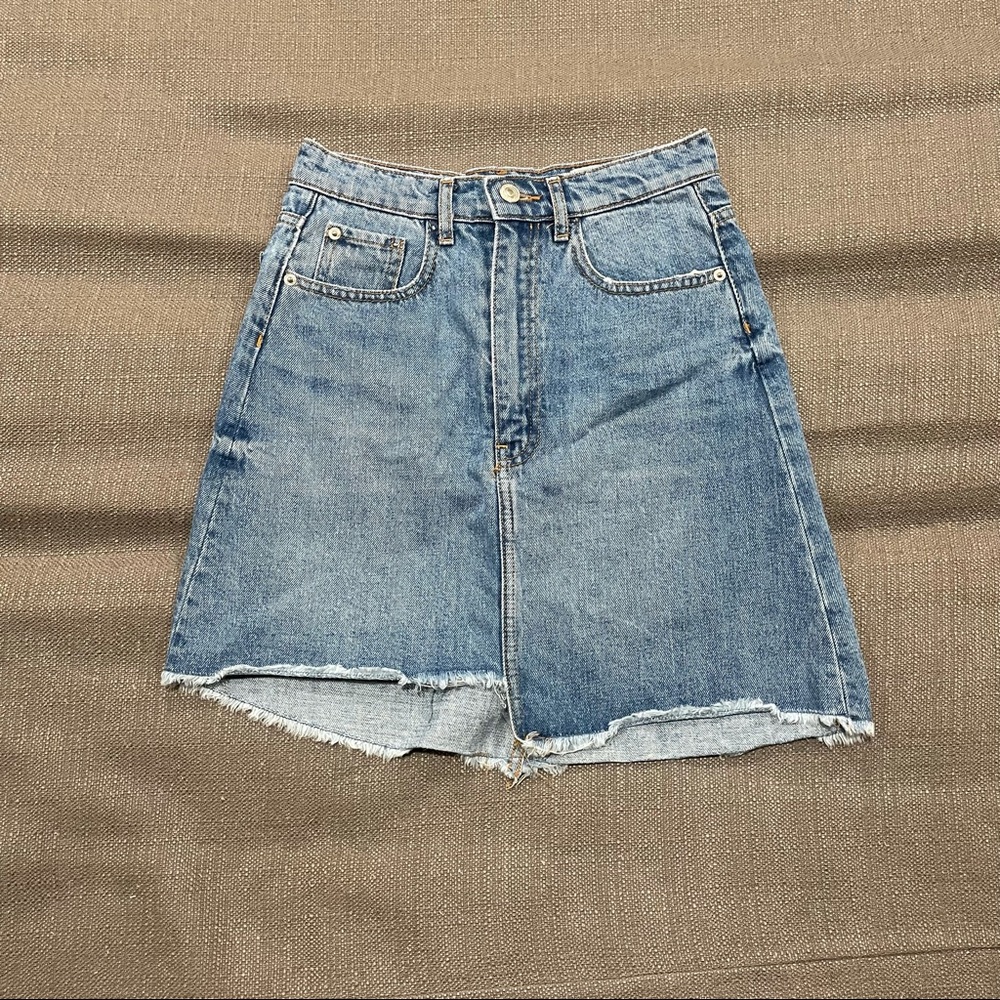 Denim Mini Skirt
